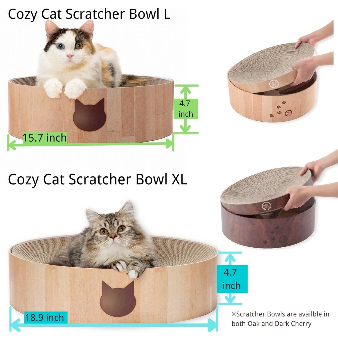 Necoichi cozy cat scratcher bowl best sale